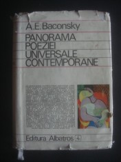 A. E. Baconsky - Panorama poeziei universale contemporane {1972} foto