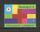 Slovenia.2011 Timbre de binefacere-Crucea Rosie MS.820, Nestampilat