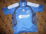 Tricou pt copii cca.10 ani - Adidas - al Echipei Fotbal Ajax Amsterdam, Albastru, S