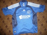 Tricou pt copii cca.10 ani - Adidas - al Echipei Fotbal Ajax Amsterdam, Albastru, S