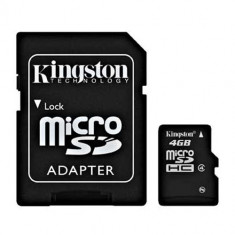 Card memorie MicroSD 4GB Kingston foto