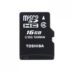 MICRO SD CARD 16GB FARA ADAPTOR TOSHIBA foto