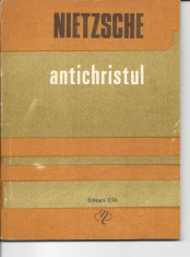 Antichristul Nietzsche ed. ETA Cluj 1991 brosata Fs1 stare buna foto