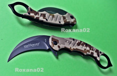 CUTIT. BRICEAG KARAMBIT. FOX KNIVES Made in Italy Tactic . Full METAL foto