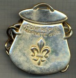 ZET 343 MEDALIE GEN MASONICA - CONFRERIE MARMITE d&#039;OR - GASTRONOMICA - FRANTA