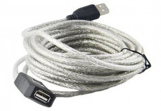 Prelungitor cablu USB 2.0 5 metrii foto