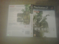 Metal Gear Solid 3 Snake Eater - PS2 foto