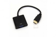 Cablu adaptor HDMI-VGA 20cm foto