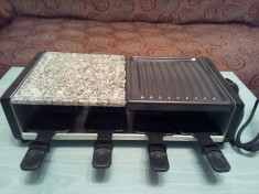 Grill electric - raclette pe piatra si teflon foto