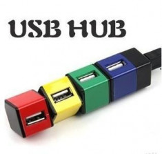 Hub flexibil dotat cu 4 porturi USB foto