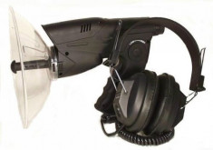 Amplificator de sunet la distanta cu microfon parabolic si receptor foto