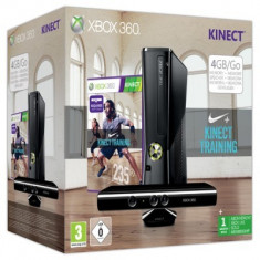 Consola Microsoft Xbox360 4 GB + Kinect Sensor + joc Nike Fitness foto