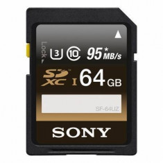 Card Sony 64GB SDHS UHS-1 U3 SF64UZ - card de memorie 95MB/s foto