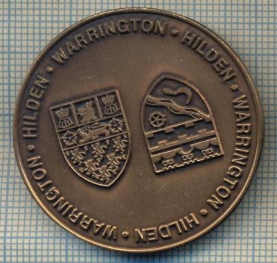ZET 347MEDALIE ANIVERSARE ACORD DE PARTENERIAT-25 ANI1968-1993-HILDEN-WARRINGTON foto