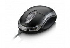 Mouse clasic optic USB negru foto