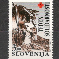Slovenia.1992 Timbre de binefacere-Crucea Rosie MS.804