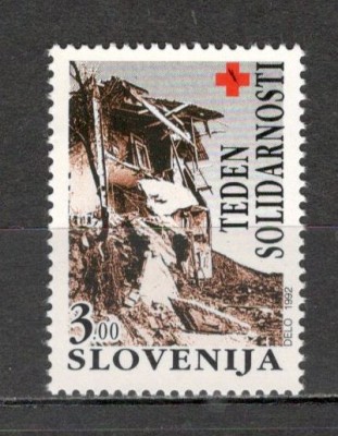Slovenia.1992 Timbre de binefacere-Crucea Rosie MS.804 foto
