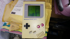 Nintendo Game Boy GameBoy classic DMG 01 + caseta TETRIS colectie 1989 - 28 ani foto