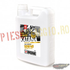 Ulei moto 4T Ipone Full Power Katana 10W40 100% Sintetic ESTER - JASO MA2 - API SM, 4L PP Cod Produs: 800361IP foto