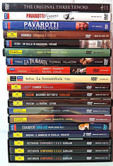 19 DVD de colectie muzica clasica, opera, concerte, arii foto