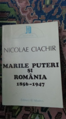 Marile puteri si Romania 1856-1947 373pag/an 1996- Nicolae Ciachir foto