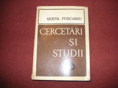 CERCETARI SI STUDII ~ SEXTIL PUSCARIU foto