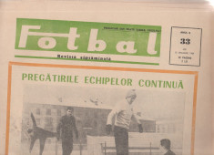 Revista FOTBAL nr. 33/1967 / Rapid Bucuresti foto