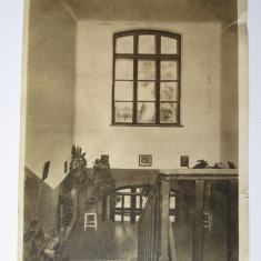 Carte postala/foto necirculata cu scoala de fete din Bucuresti anii 20