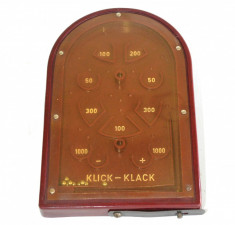 Bagatelle, Klick -Klack joc vechi &amp;#039;60s Western Germany foto