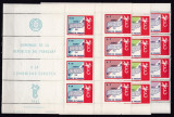 Paraguay 1961 Europa MI 986-992 4 serii cu vign. dif. MNH w44 Mich = 220, Nestampilat