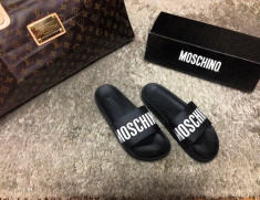 ~REDUCERE FINALA~ Papuci/slapi Moschino de strada/plaja/piscina TREND 2017 !!! foto