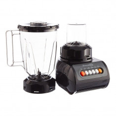 Blender 2 in 1 Hausberg, 450 W, 1.5 l, 4 viteze, Negru foto