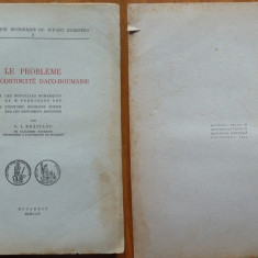 G. I. Bratianu , problema continuitatii daco - romane , 1944 , cu 3 harti