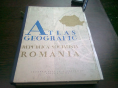 ATLAS GEOGRAFIC REPUBLICA SOCIALISTA ROMANIA - TUFESCU VICTOR foto