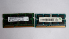 DDR3 4g 1066Mhz 2x2g DIMM1Micron 2G,DIMM2Ramaxel 2G se vand in mod de licitatie foto