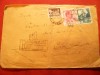Plic circ.cu3 lei si 16 lei Uzuale Carol II Simeria- Iasi ,stamp. Simeria Gara