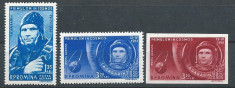 1961 Romania,LP 516,516 a-Primul om in cosmos,dant.si nedant-MNH foto