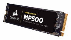 SSD Corsair Force MP500, 120GB, M.2 2280 NVMe PCIe, MLC NAND, rata transfer r/w: 3,000/2,400 MB/s, IOPS r/w: 150K/90K foto