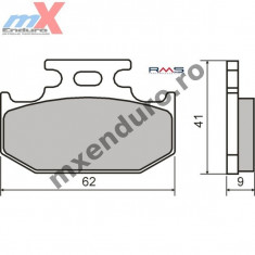 MXE Placute frana spate standard Kawasaki/Suzuki/Yamaha Cod Produs: 225101790RM foto