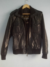 Geaca biker Original Sinner piele foto