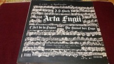 DISC VINIL BACH ARTA FUGII DUBLU foto