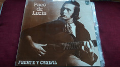 DISC VINIL PACO DE LUCIA - FUENTE Y CAUDAL foto