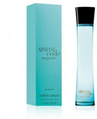 Giorgio Armani Code Turquoise Eau Fraiche eau de Toilette pentru femei 75 ml foto