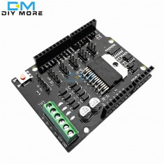 Dual Channel DC Motor Driver Shield Expansion Board L298NH (FS01113) foto