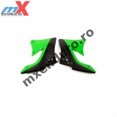 MXE Laterale radiator Kawasaki KXF450/10-11,culoare negru/verde Cod Produs: UF4713999AU foto