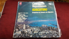 DISC VINIL CANCIONES NAPOLITANAS ROBERTINO foto