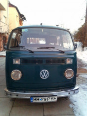 Emblema noua de plastic cromata Volkswagen Transporter Bus T2B ( 1973- 79 ) . foto