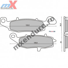 MXE Placute frana fata kevlar Kawasaki/Suzuki Cod Produs: 225101241RM foto