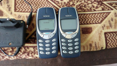 Nokia 3310 colectie nostalgici 2XBUC PACHET problema semnal AKM ul telefoanelor foto