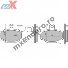 MXE Placute frana spate standard Kawasaki Cod Produs: 225101220RM foto